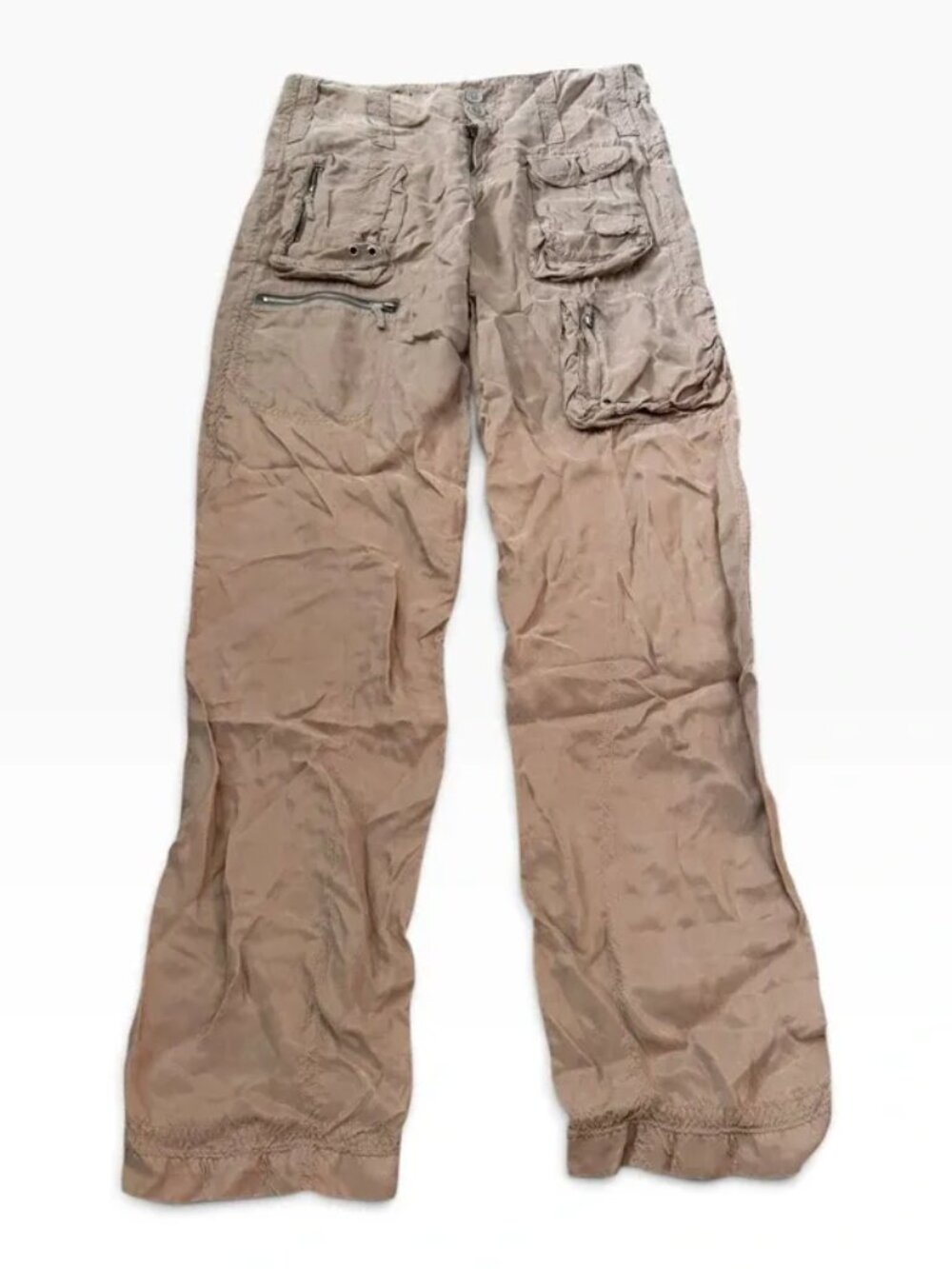 Johnny Was Pete & Greta tan utility pants size small